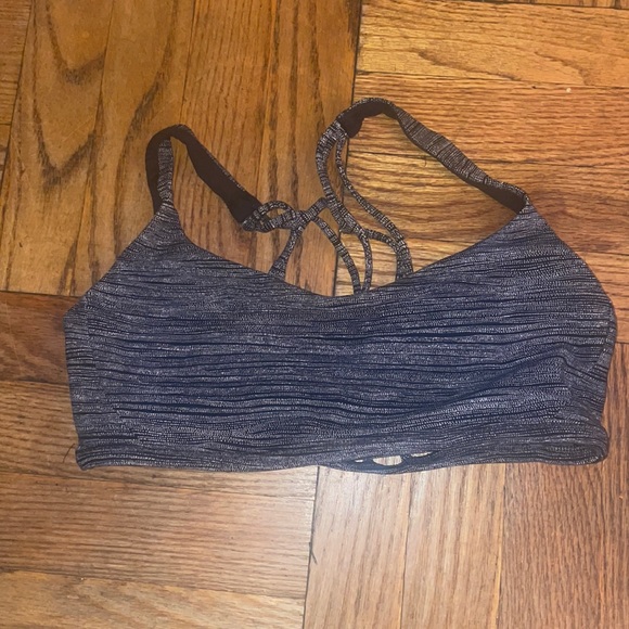 lululemon athletica Other - LULULEMON PATTERN CRISS CROSS SPORTS BRA WITH PADS